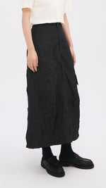 Distort Pleated Military Skirt