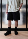 High Twist Salt Shrinking Cotton Twill Shorts