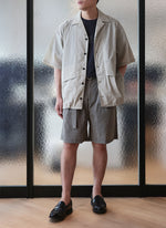 Nylon Wide Shorts