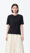 Tucks-trimmed T-Shirt