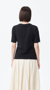 Tucks-trimmed T-Shirt