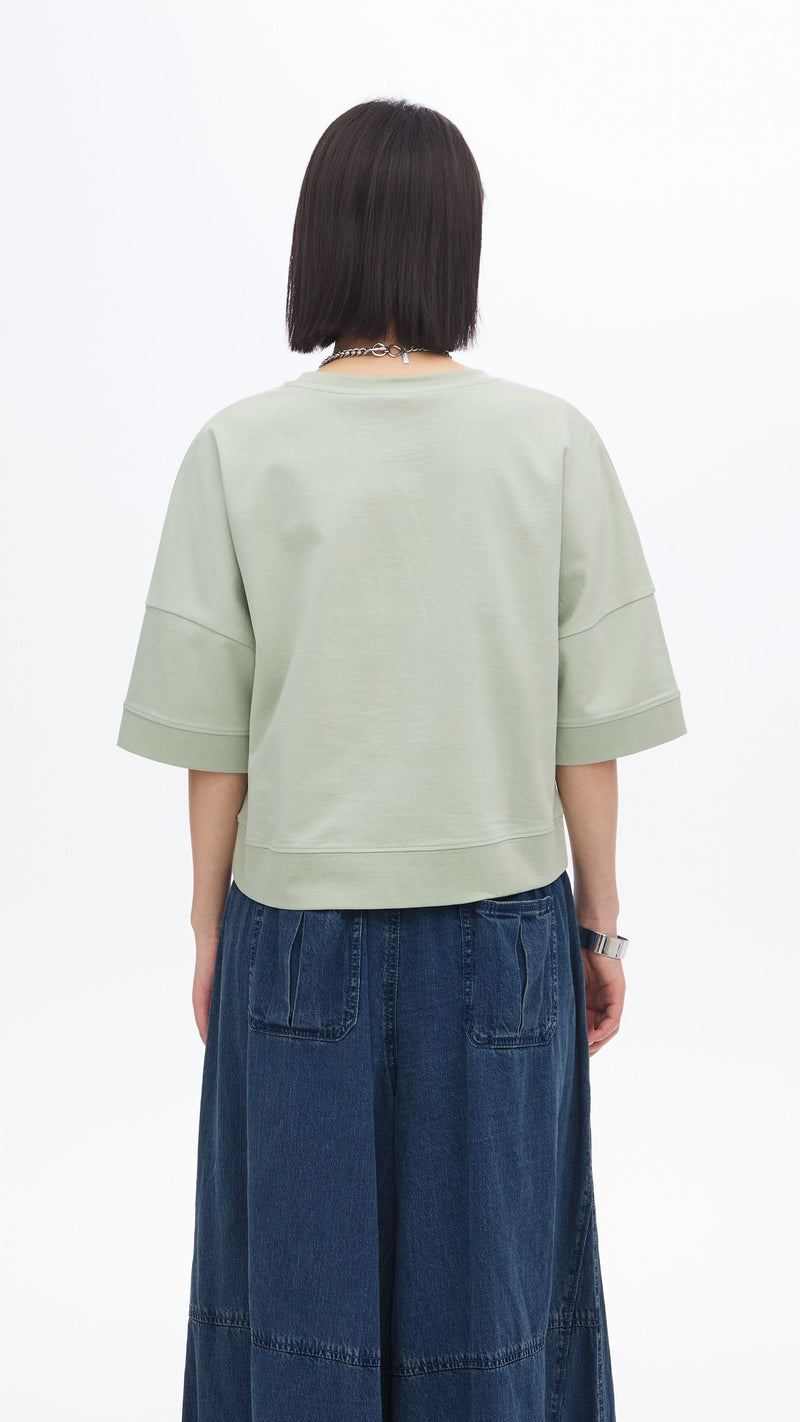 Mariko Enomoto Printed Puff-Sleeve Tee