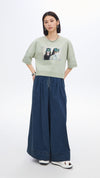 Mariko Enomoto Printed Puff-Sleeve Tee
