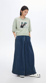 Mariko Enomoto Printed Puff-Sleeve Tee