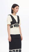 Beaded Knit Vest