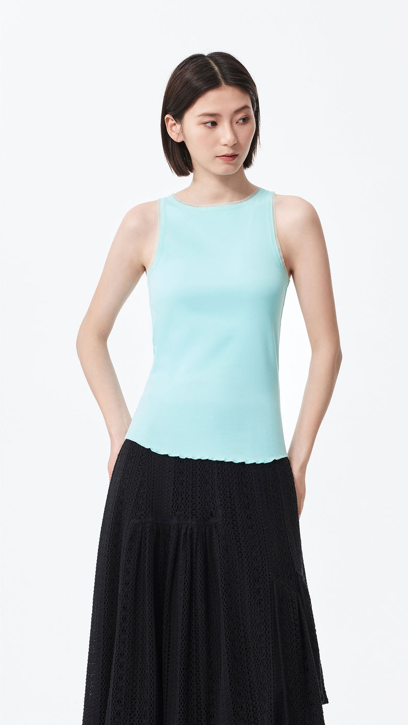 Cutout Tank Top