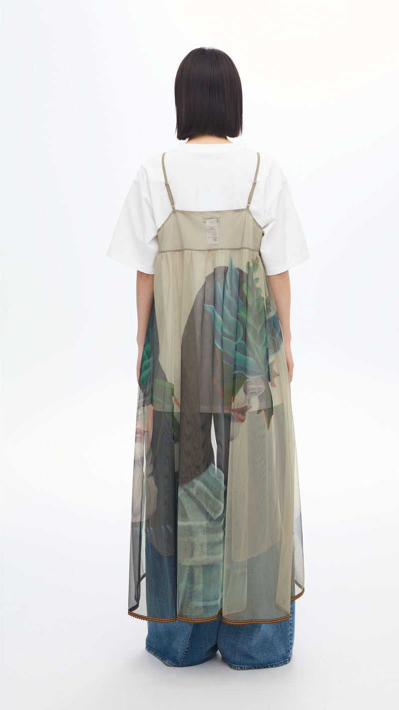 Mariko Enomoto Printed Long Vest
