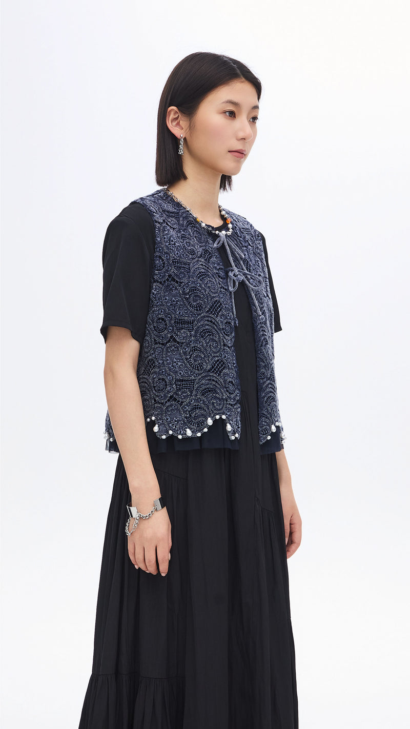Cold Dye Lace Waistcoat