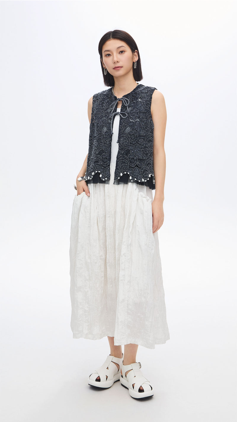 Cold Dye Lace Waistcoat
