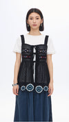 Bohemian Crochet Vest