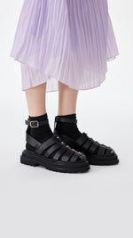 Leather Strappy Sandals