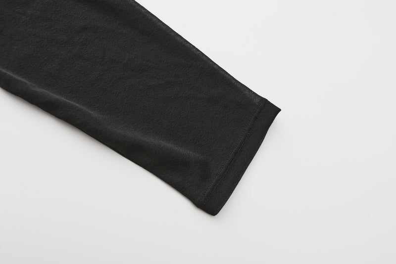 Mock-neck Sheer Top