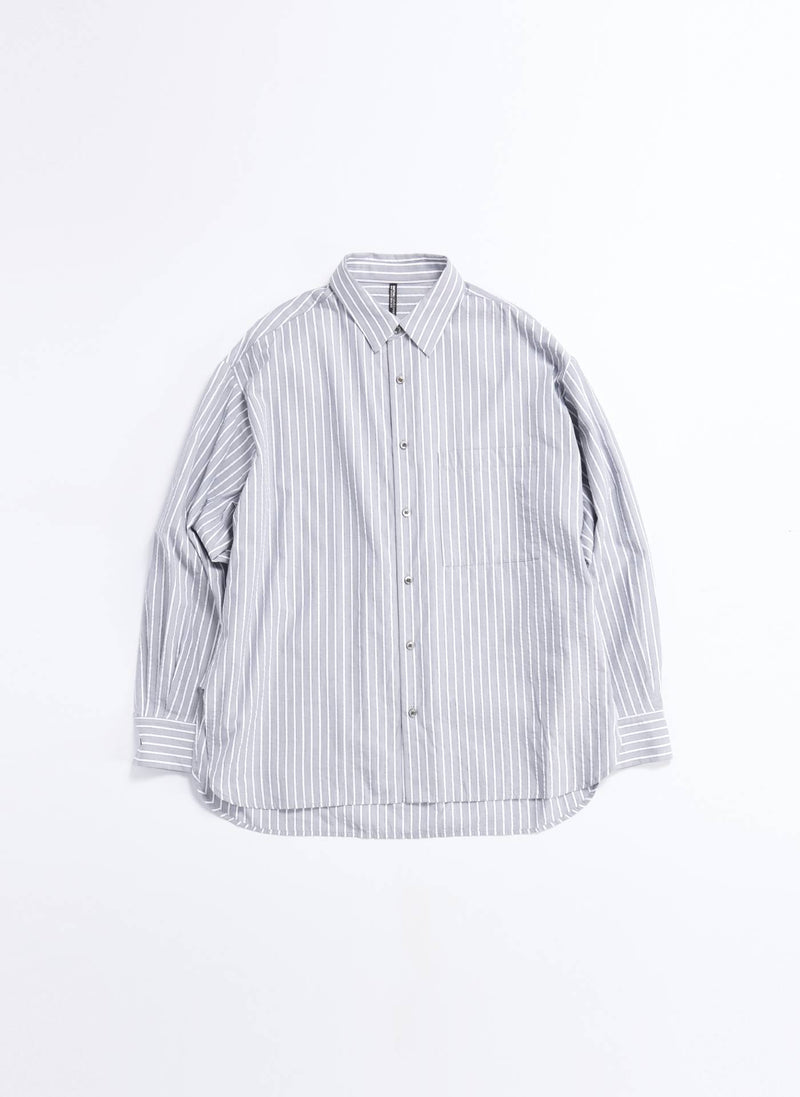 Cotton Seersuckers Classic Collar Shirt