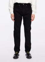 9.8oz Cotton Polyester Spandex Slit Jeans