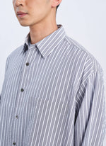 Cotton Seersuckers Classic Collar Shirt