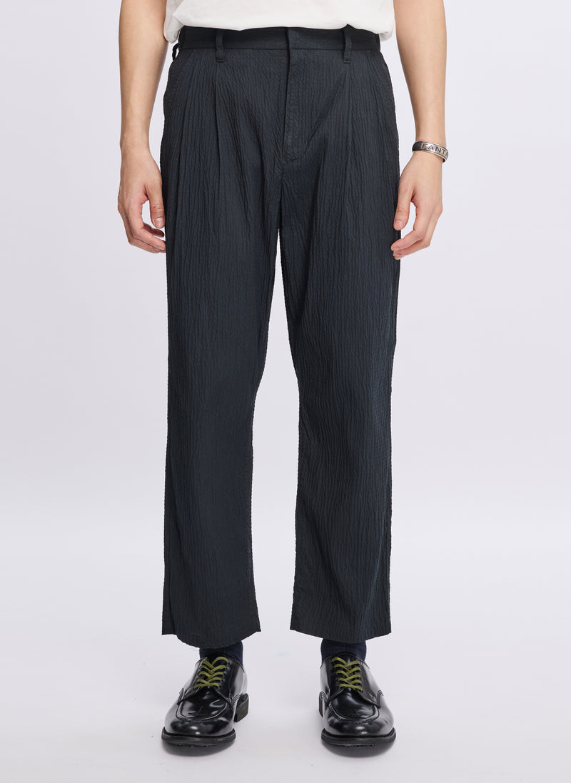 Indigo Cotton Linen Pants