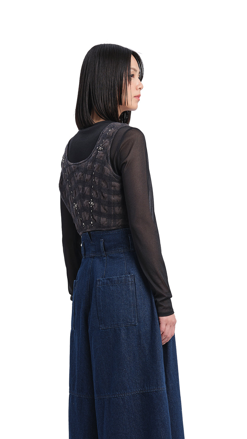 Checker Studs Corset