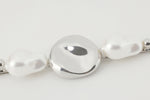 Glamour Distort Hairclip Set With Faux Pearl