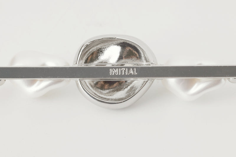 Glamour Distort Hairclip Set With Faux Pearl