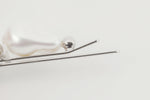 Glamour Distort Hairclip Set With Faux Pearl