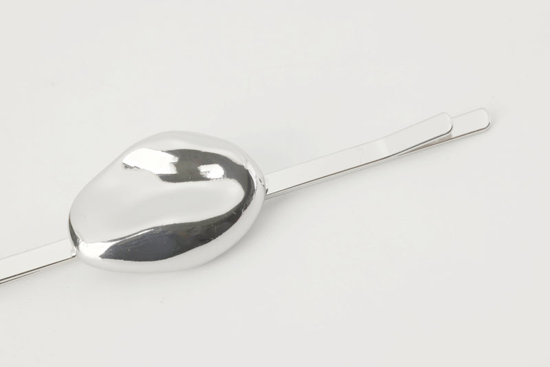 Glamour Distort Hairclip Set With Faux Pearl