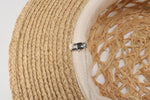 Raffia Straw Hat With Hat Chain