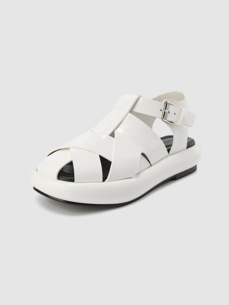 Flatform Fisherman Ankle Strap Sandals