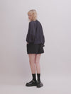 Smocking Balloon Sleeves Jacket