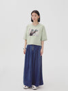 Mariko Enomoto Printed Puff-Sleeve Tee